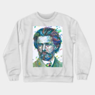 PYOTR ILYICH TCHAIKOVSKY - watercolor portrait .4 Crewneck Sweatshirt